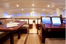 Sailing yacht Annagine - Upper Salon looking forward 2